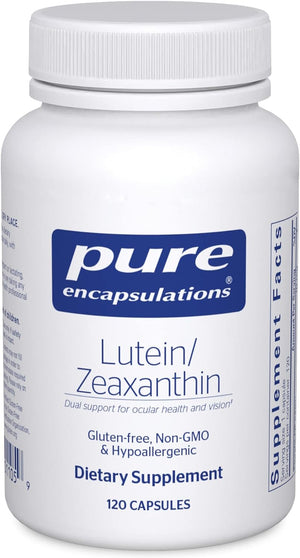 Lutein & Zeaxanthin - Supports Overall Vision* - Maintains Macular Pigment & Eye Health* - Antioxidant Support* - Vegan-Friendly & Non-Gmo - 120 Capsules