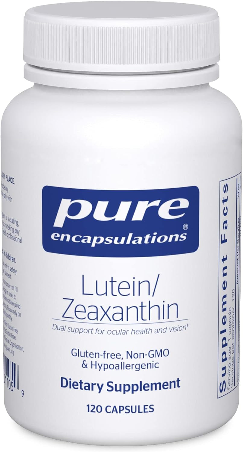 Lutein & Zeaxanthin - Supports Overall Vision* - Maintains Macular Pigment & Eye Health* - Antioxidant Support* - Vegan-Friendly & Non-Gmo - 120 Capsules