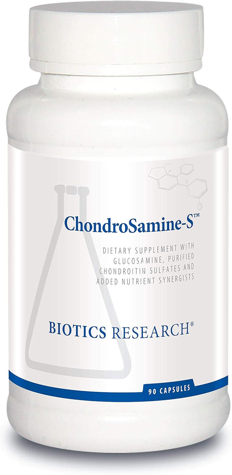 Chondrosamine S Comprehensive Joint and Connective Tissue Support, 600 Elemental Glucosamine, MSM, Vitamin C, Manganese, Niacin, Pantothenic Acid, 