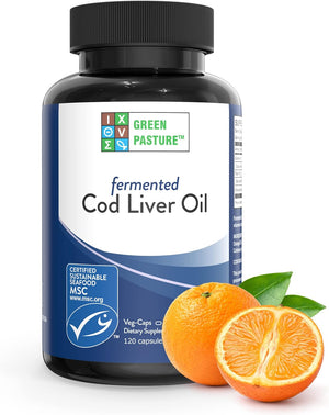Fermented Cod Liver Oil Orange Flavor 120 Caps