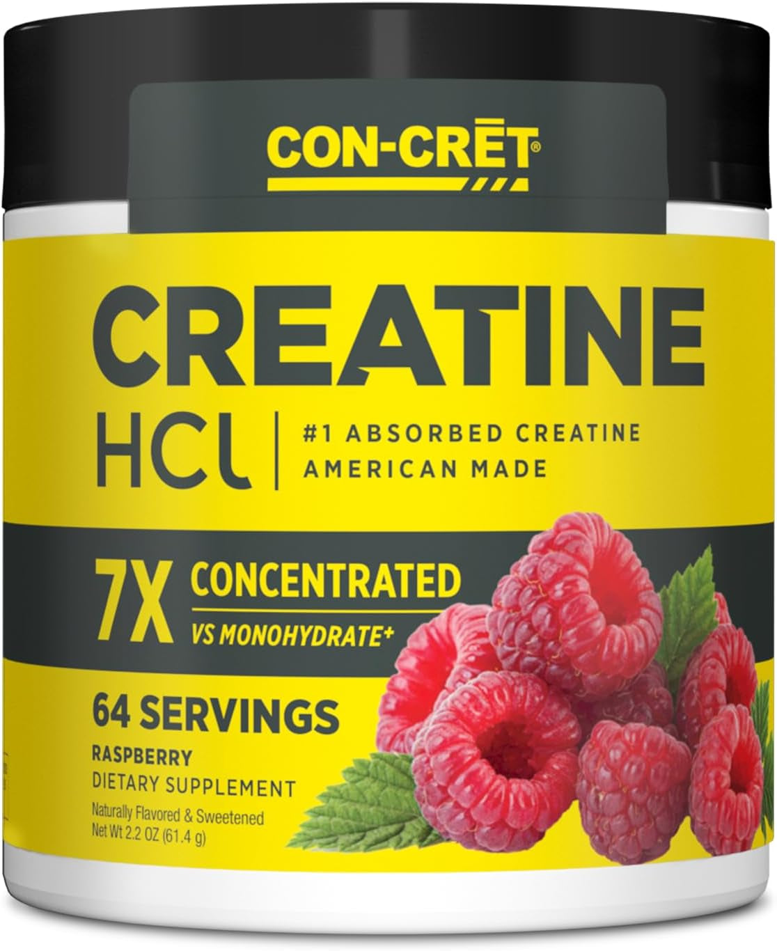 Creatine Hcl Powder | Supports Muscle, Cognitive, and Immune Health | Pineapple Flavored Creatine (64 Servings) 