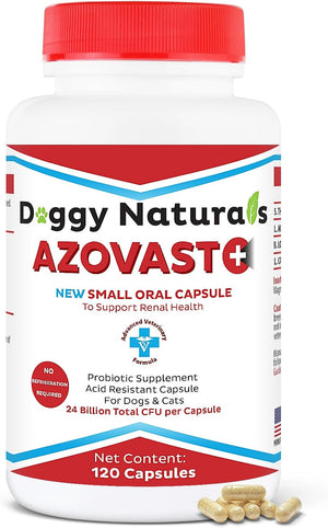 Azovast Powder Kidney Restores & Kidney Powder for Dogs & Cats, (4 Oz) - (175 Scoop/Jar) NO Refrigeration Required - Help Support Kidney Function & Manage Renal Toxins (Made in U.S.A) (4 Oz)