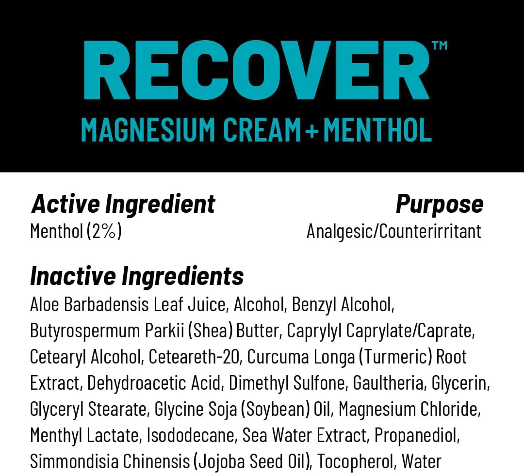 KT Health, Magnesium Cream, Activate - Warms & Loosens Tight Muscles - Use Pre-Workout to Reduce Stiffness
