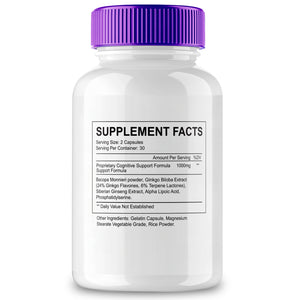 (2 Pack) Neuro Boost Brain Supplement Pills for Memory and Focus (120 Capsules)