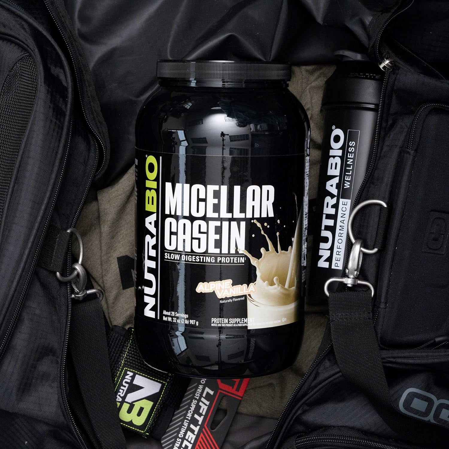 Nutrabio Micellar Casein Protein Powder, 2 Lbs, Dutch Chocolate 