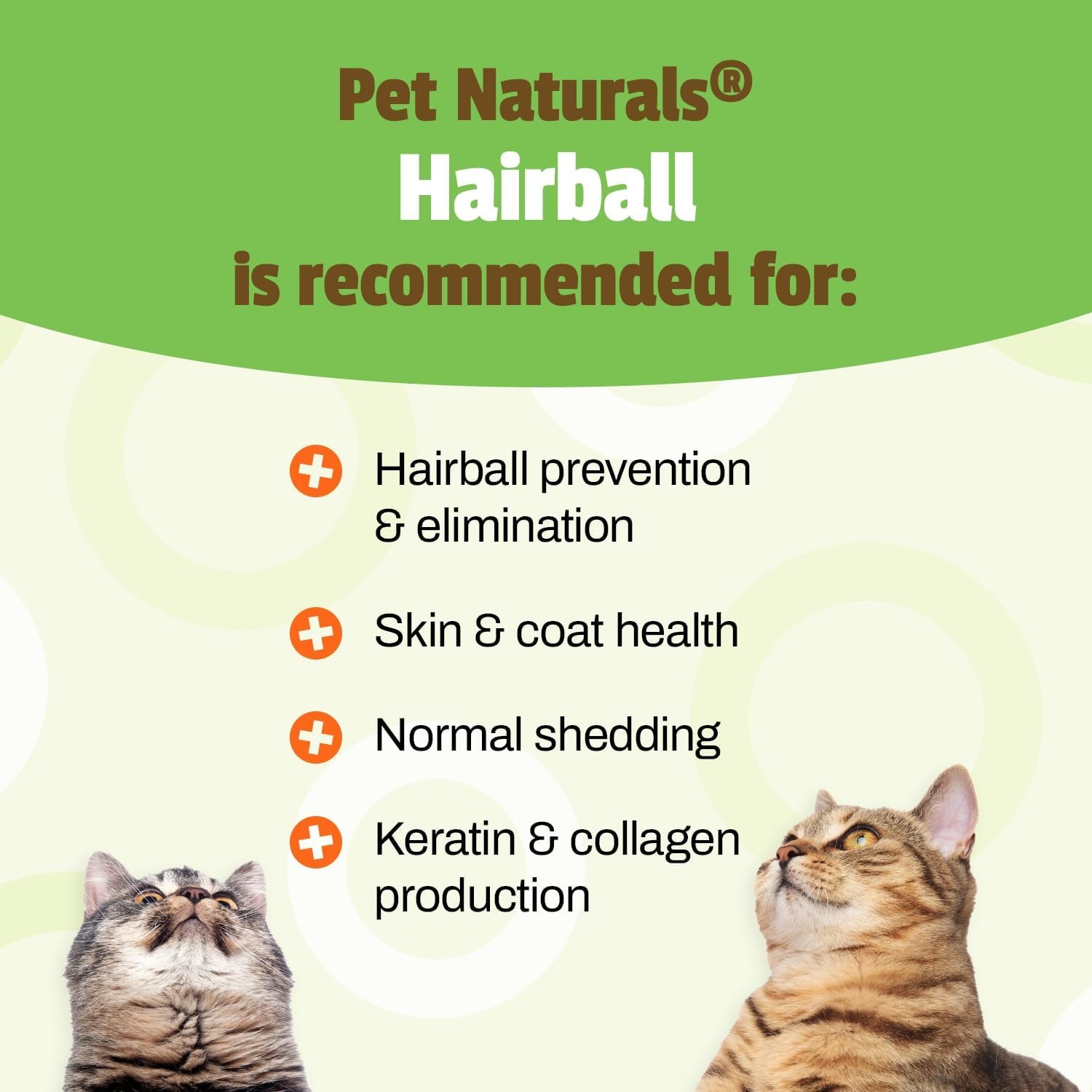 Pet Naturals Hairball - 30 Chicken-Flavored Chews - Cat Supplements & Vitamins for Hairball Control and Digestive Support, Contains No Corn or Wheat​