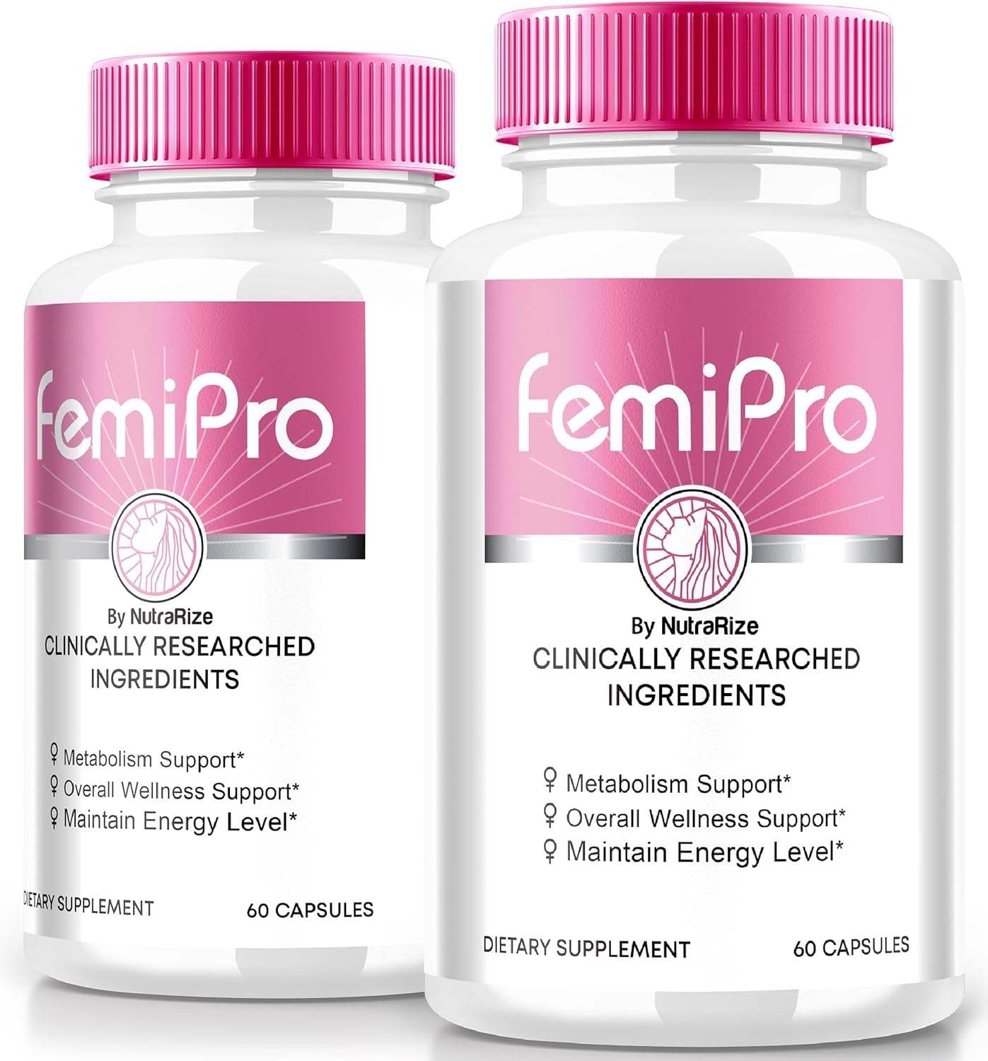 (2 Pack) Femipro Capsules, Premium Formula for Urinary Heath Support, All-Natural Supplement for Control and Overall Health, Femi Pro Reviews (120 Capsules) 