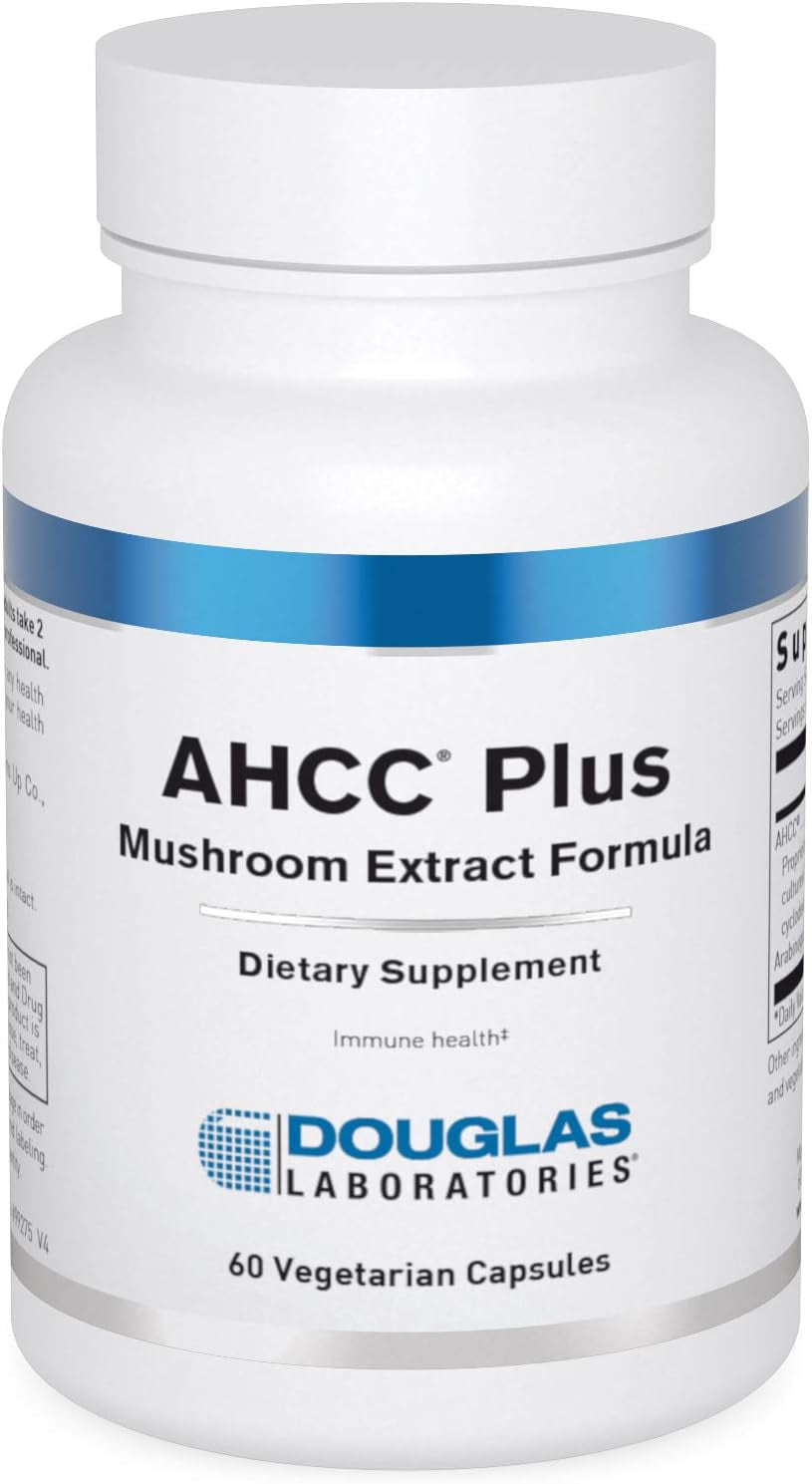 Douglas Laboratories AHCC® plus | Mushroom Extract Formula with Arabinogalactin for Immune Support | 60 Capsules