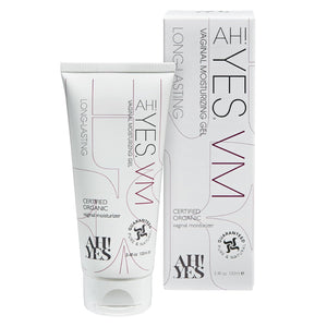 AH! YES® VM Water Based Vaginal Moisturizer | Long Lasting & Fast Acting for Vaginal Dryness & Irritation | Ph Matched | Estrogen Free | Certified Organic & Natural (30 X 0.17 Fl Oz Applicators) 