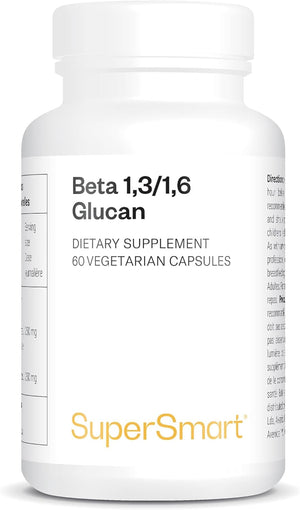 '- Beta 1.3/1.6 Glucan 250 Mg - Immune System Booster - Powerful Immunostimulant - Clinically Proven Properties | Non-Gmo & Gluten Free - 60 Vegetarian Capsules