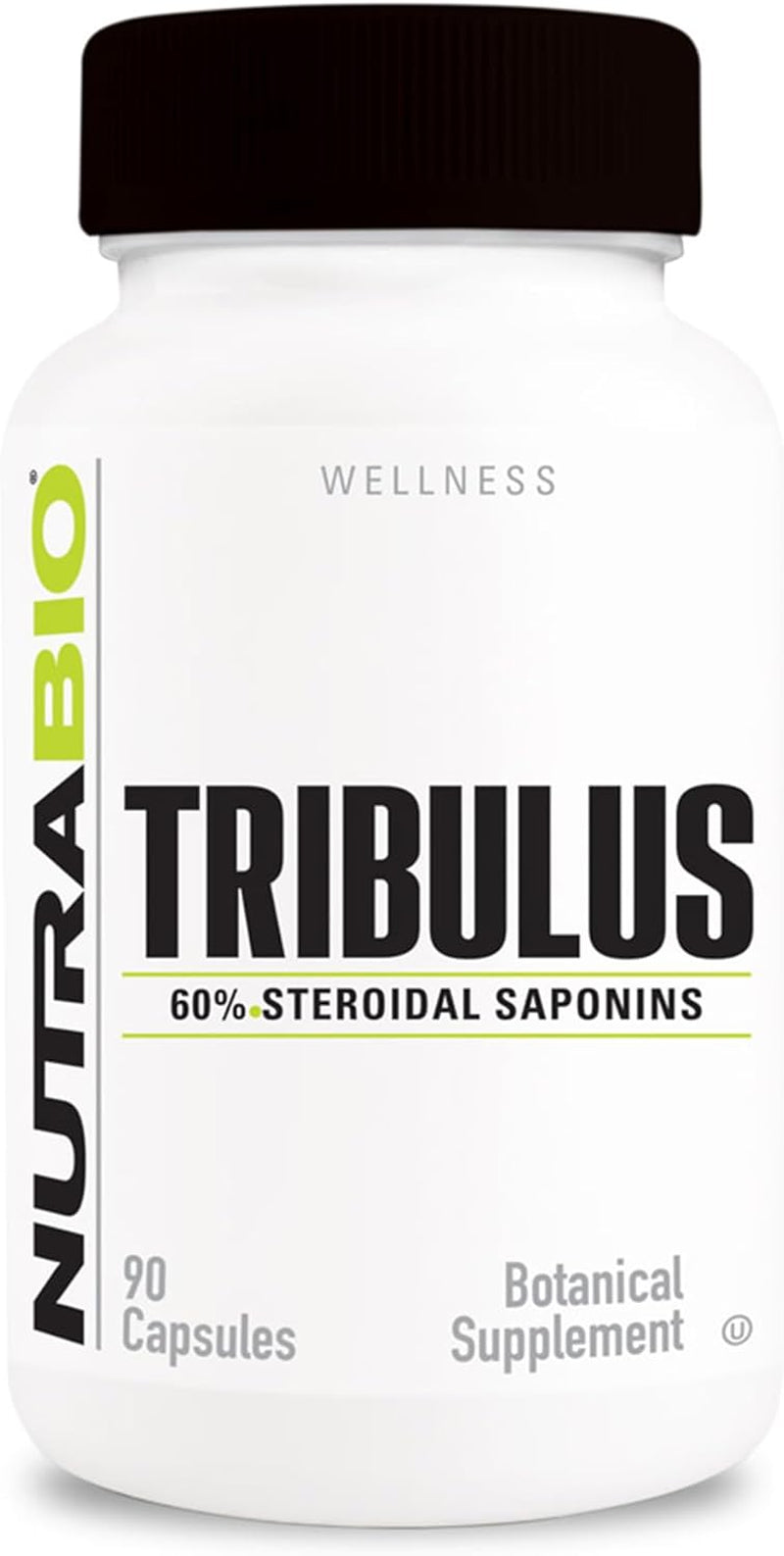Nutrabio Tribulus Terrestris Extract Supplement, 500Mg - Natural Vitality Booster, 90 Capsules 