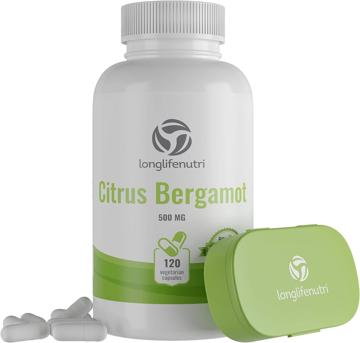 Citrus Bergamot Extract Capsules 500Mg 120 Count | Made in USA