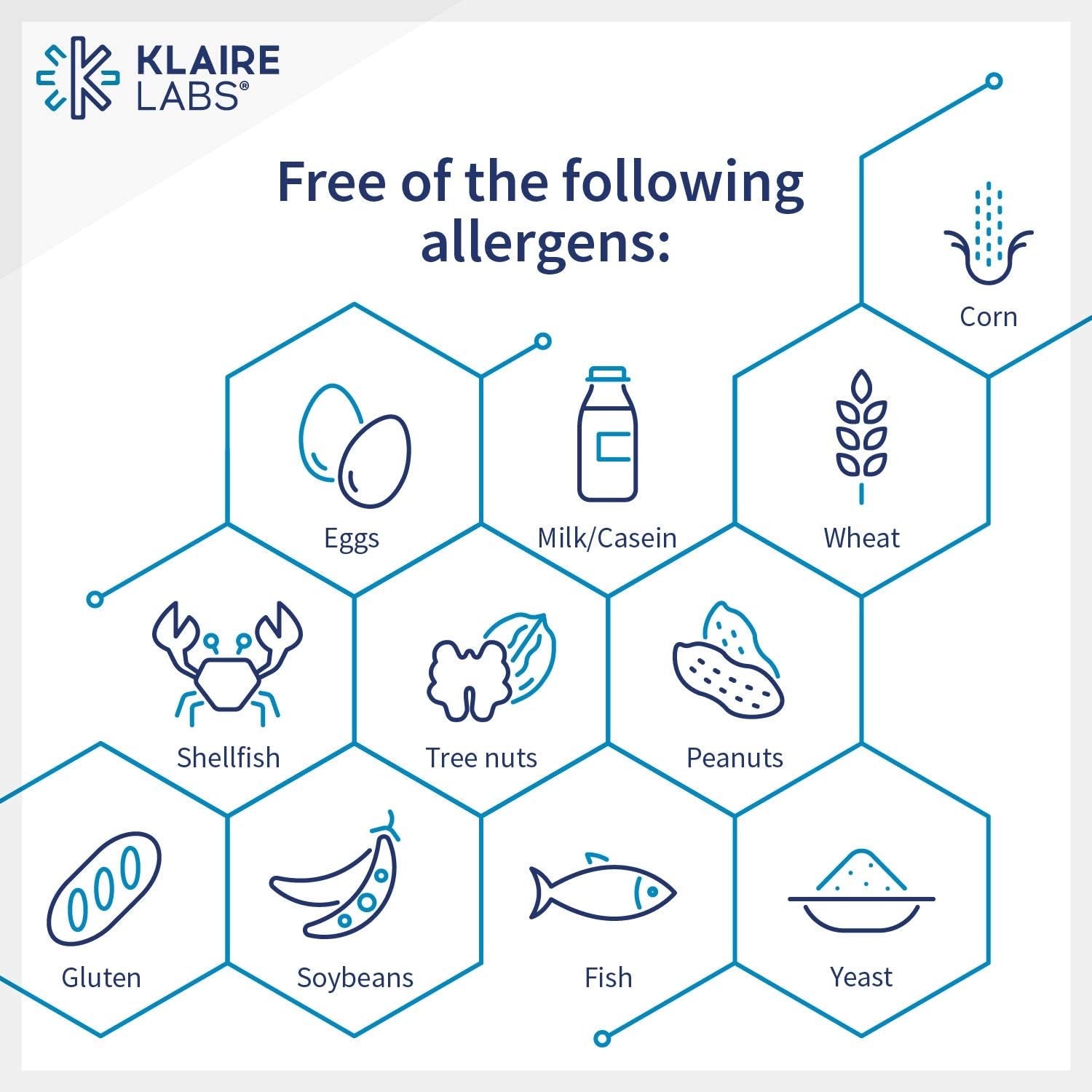 Klaire Labs D-Chiro-Inositol - 150 Milligrams Hypoallergenic Supplement (60 Capsules)