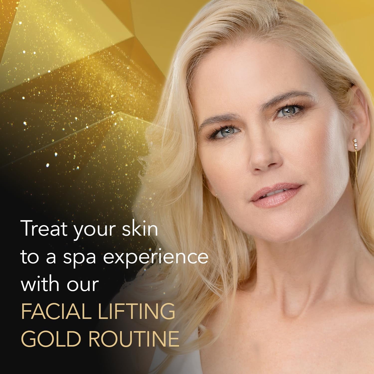 CICATRICURE Gold Lift anti Gravitational Wrinkles Skin Care Gift Set with Day Anti-Wrinkle Cream + SPF 30 , Night Anti-Wrinkle Cream & Dual Contour Eye and Lip Wrinkle Cream, 3 Piece Set