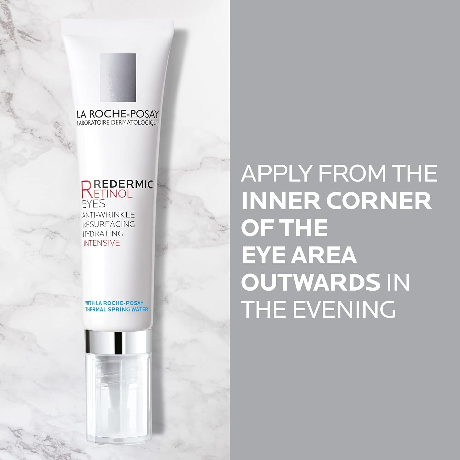 La Roche-Posay Redermic R Eyes Retinol Eye Cream, Anti-Aging Eye Cream to Reduce Wrinkles and Dark Circles with Pure Retinol and Caffeine, 0.5 Fl Oz (Pack of 1)