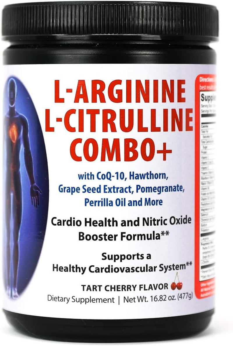 L-Arginine 5000Mg L-Citrulline 1000Mg Combo Powder 16 Oz. - Tart Cherr 
