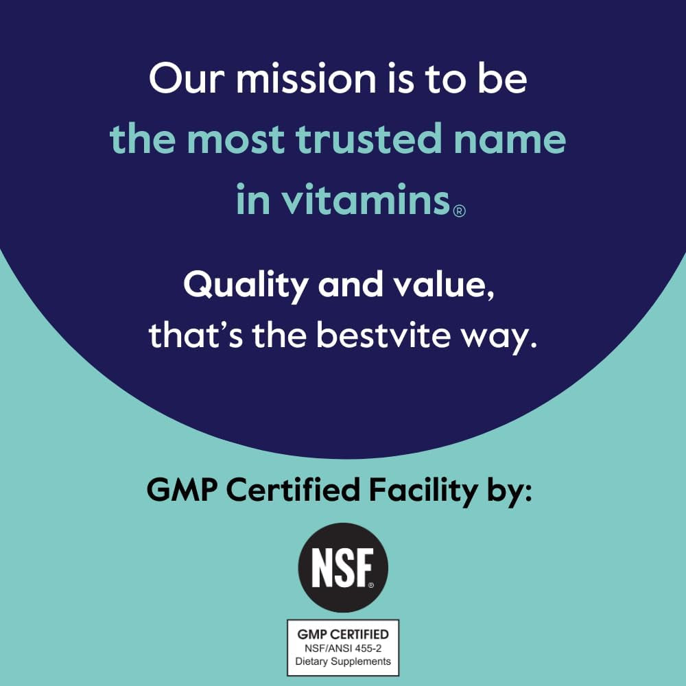 BESTVITE Benfotiamine 300Mg (60 Vegetarian Capsules) No Stearates - No Silicon Dioxide - Vegan - Non GMO - Gluten Free