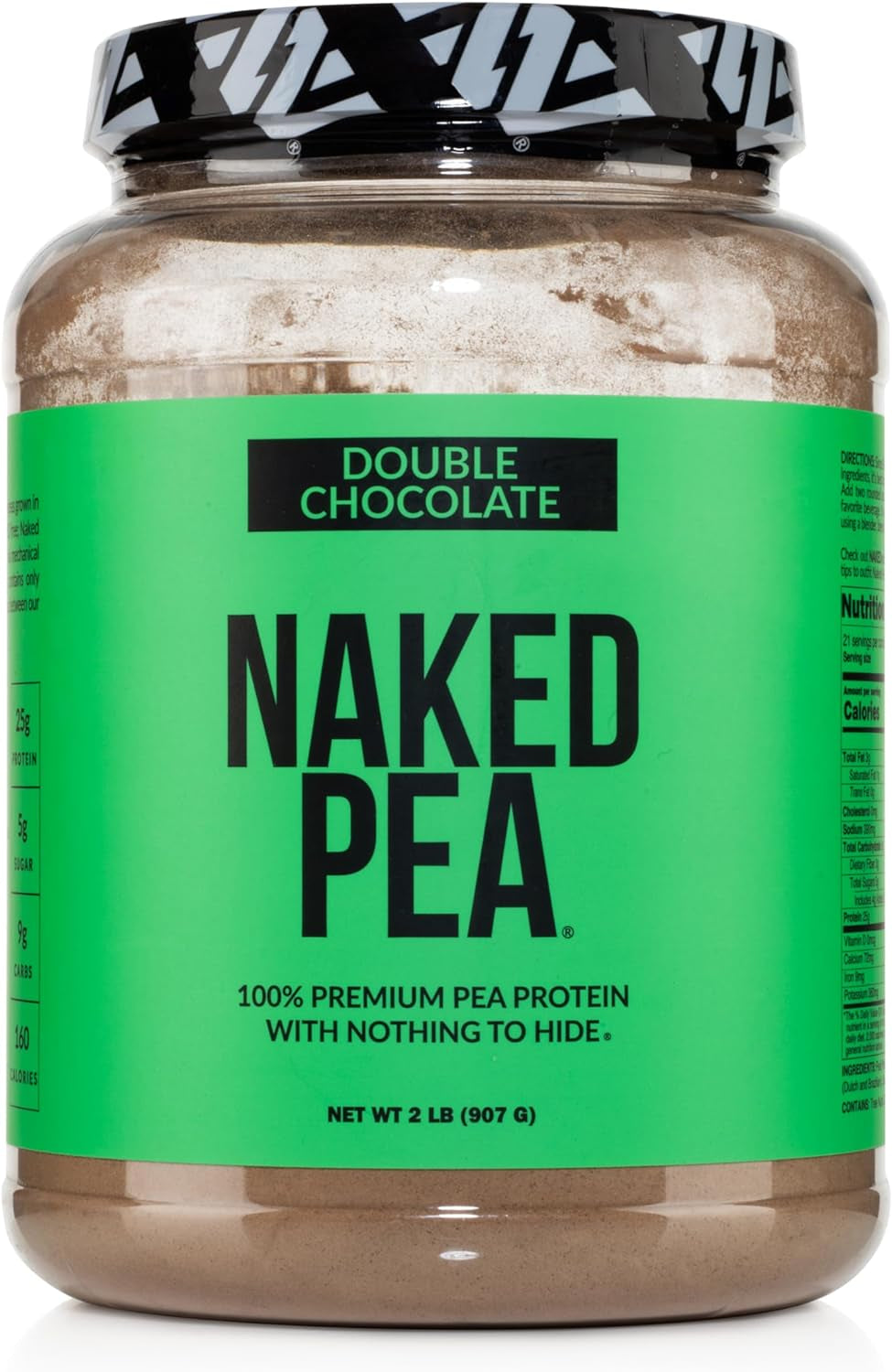 NAKED Pea - 5LB 100% Pea Protein Powder from North American Farms - Unflavored Vegan Pea Protein Isolate - Plant Protein Powder, Easy to Digest - 76 Servings 