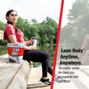 Lean Body MRP All-In-One Vanilla Meal Replacement Shake, 40G Protein, Whey Blend , 8G Healthy Fats Efa'S & Fiber, 22 Vitamins and Minerals , No Artificial Color, Gluten Free, (20 Packets)