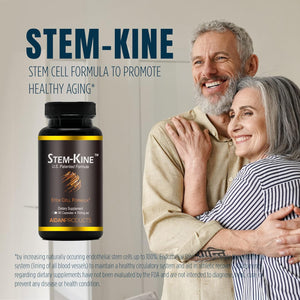 Stem-Kine Stem Cell Supplements: Clinically Proven to Increase Circulating Stem Cells, Promoting Aging Support, 60 Capsules.*