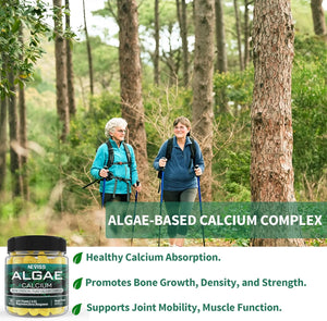 NEVISS D3 5000IU K2 Gummies + Marine Algae Calcium Gummies Bundle 