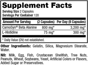 PROLAB Beta Alanine Extreme Capsules W/ Histidine | for Muscle Endurance & Recovery 