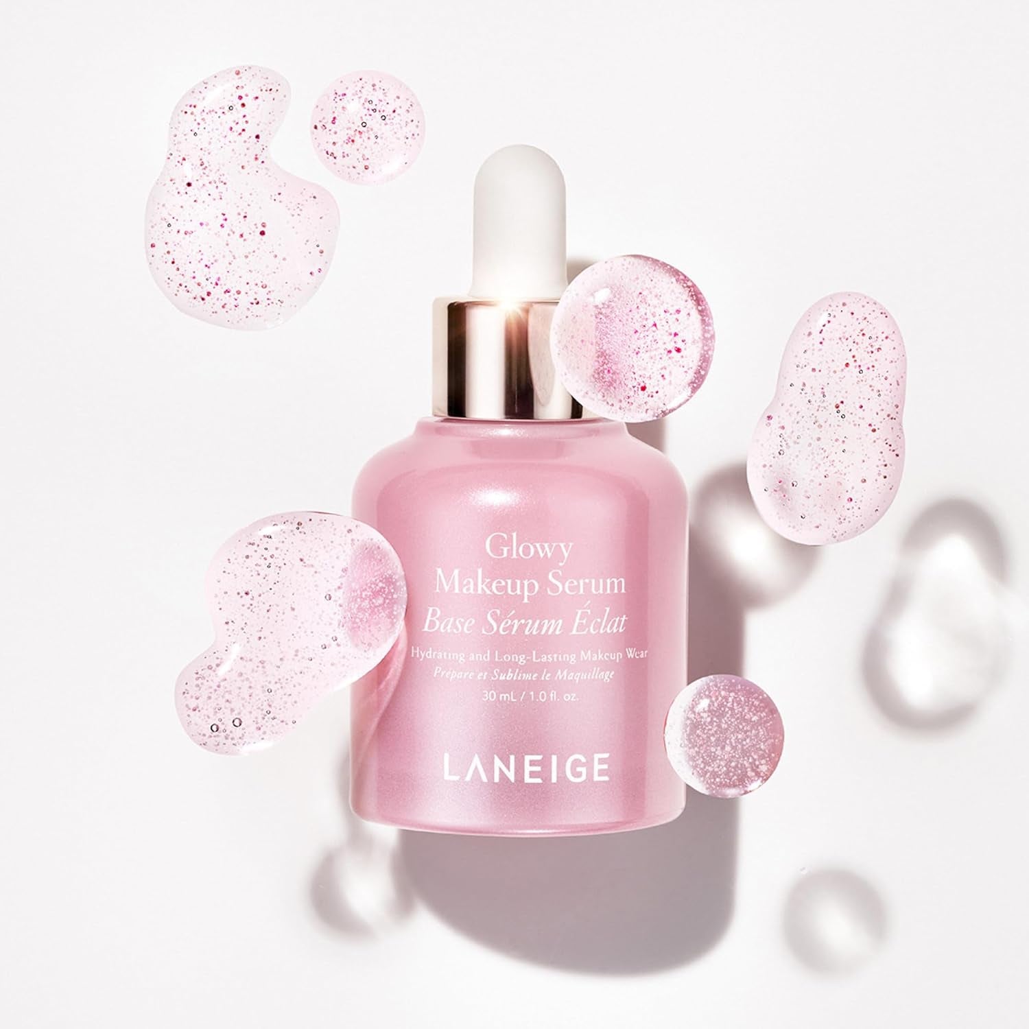 LANEIGE Glowy Makeup Serum: Makeup Primer, Hydrating Face Serum for Visbly Smooth & Glowy Dewy Skin, Highlighting 
