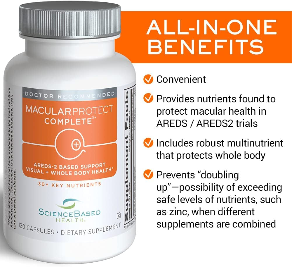 Hydroeye and Macularprotect Complete AREDS2 Formula