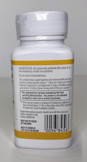 Trader Joe'S Advanced Strength Probiotic 
