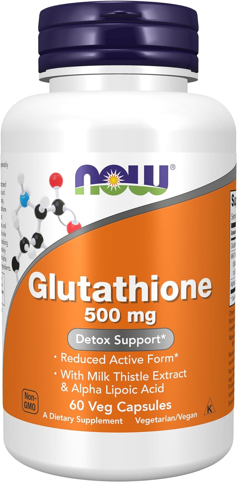 Supplements, Glutathione 500 Mg, with Milk Thistle Extract & Alpha Lip 
