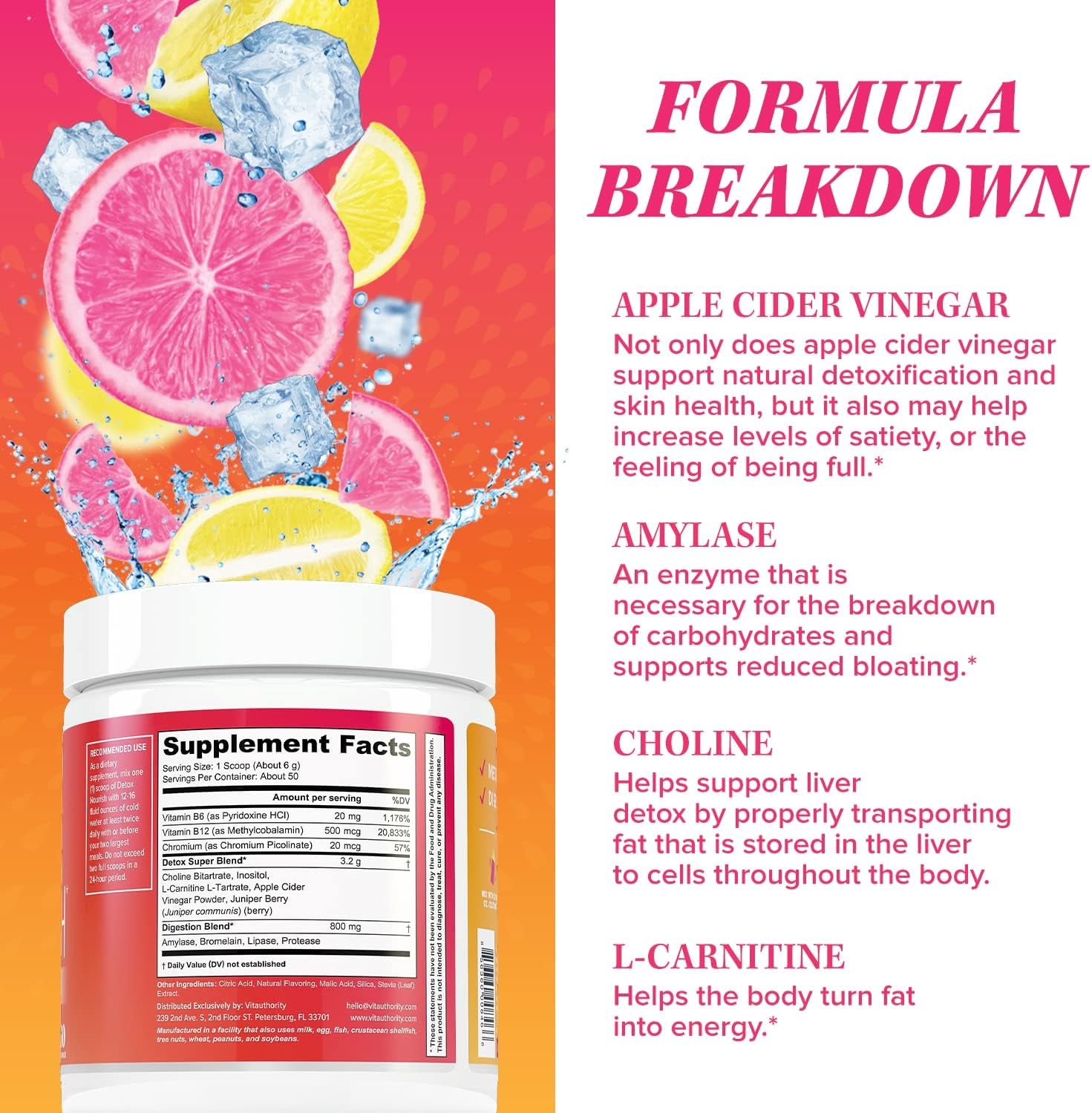 Detox Cleanse for Weight Loss Belly Fat | anti Bloat Digestive Health Clean Colon Gut Detox for Women | Slimming Invigorating Blend | Bloating and Constipation Relief | Pink Lemonade Flavor 50 Serving