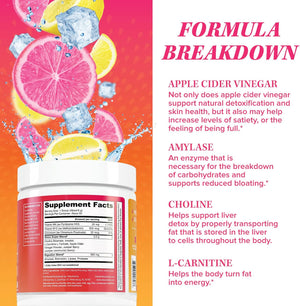 Detox Cleanse for Weight Loss Belly Fat | anti Bloat Digestive Health Clean Colon Gut Detox for Women | Slimming Invigorating Blend | Bloating and Constipation Relief | Pink Lemonade Flavor 50 Serving