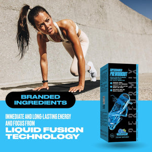 PERFORMIX Supercharged Preworkout - Sustained Energy, Endurance, and Focus - Premium Muscle Supporting Oceanix and Alpha GPC for Hardcore Traning and Body Building (60 Capsules)