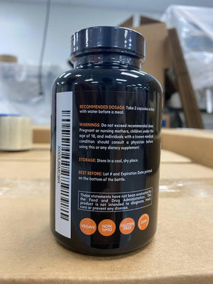 Benfotiamine 300Mg - Benfotiamine B1-180 Capsules (3 Months Supply) - Vegan, Non-Gmo, Gluten-Free