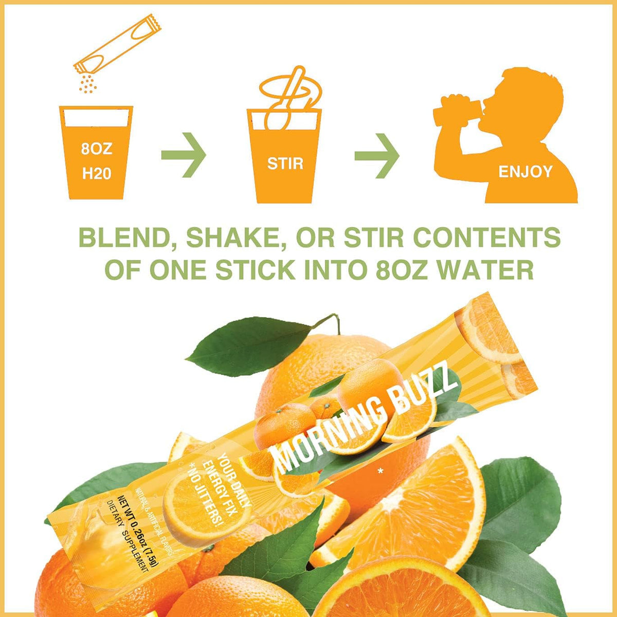 Energy Powder Drink - Energy Boost Drink Mix - Sugar-Free Energy with ...