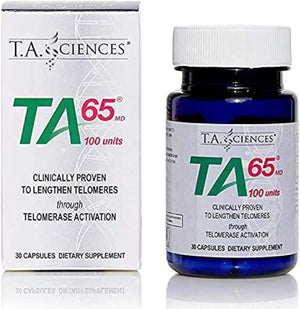 | TA-65 Telomerase Activation | Anti-Aging & Immunity Boost with Cell Rejuvenation | 30 Capsules 