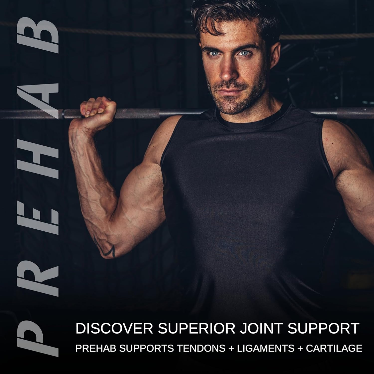 PREHAB Tendon + Ligament + Total Joint Support | Joint Supplement for Athletes | 40 Ingredient Super Complex | Glucosamine Chondroitin MSM Turmeric Boswellia | Premium Tendon Ligament Joint Supplement 