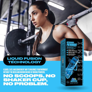 PERFORMIX Supercharged Preworkout - Sustained Energy, Endurance, and Focus - Premium Muscle Supporting Oceanix and Alpha GPC for Hardcore Traning and Body Building (60 Capsules)