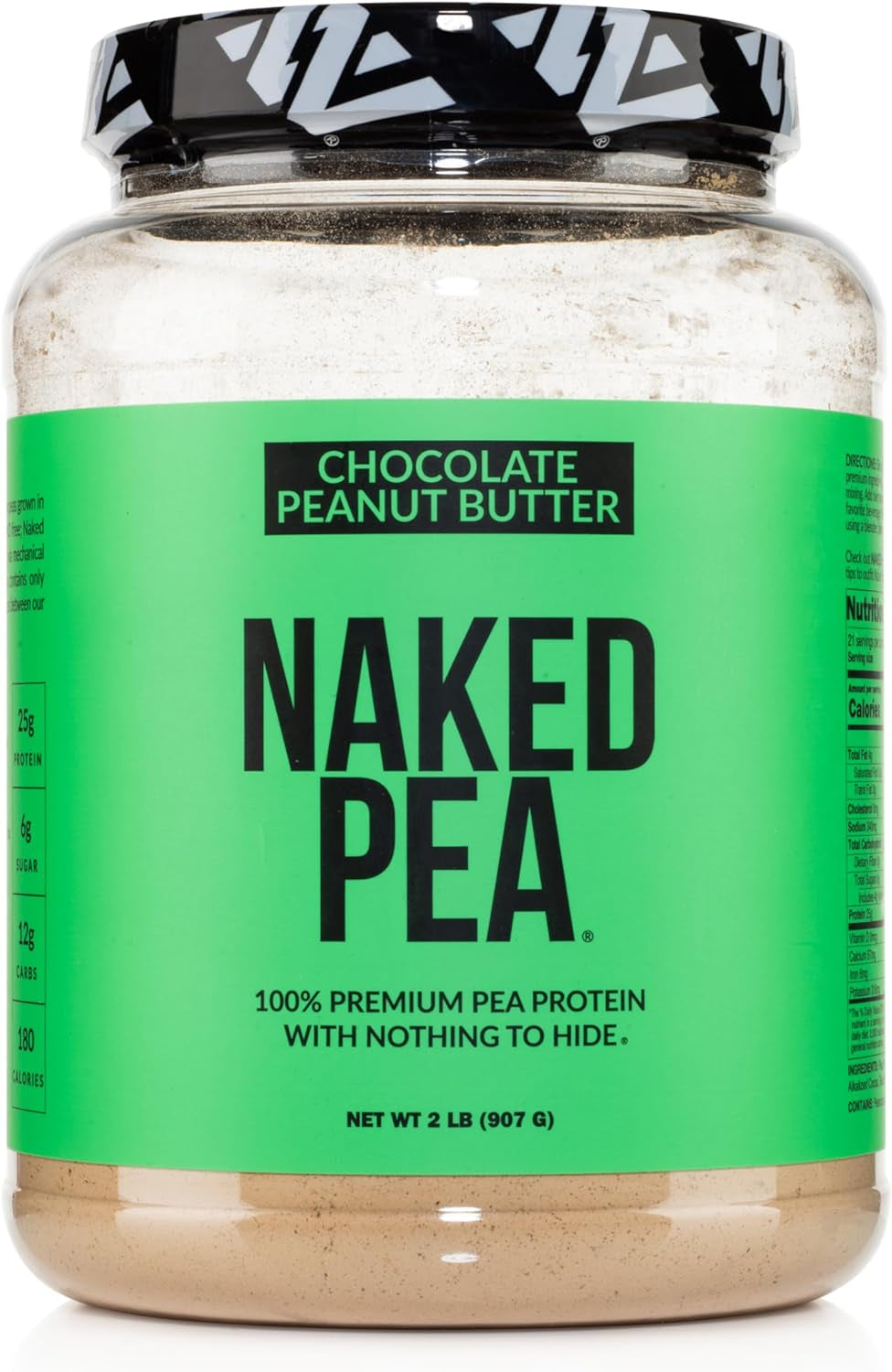 NAKED Pea - 5LB 100% Pea Protein Powder from North American Farms - Unflavored Vegan Pea Protein Isolate - Plant Protein Powder, Easy to Digest - 76 Servings 