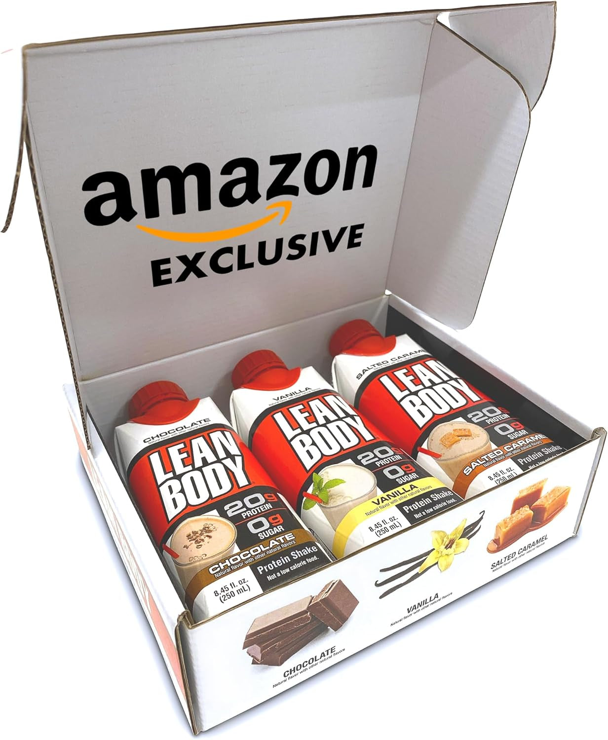 Labrada Lean Body Triple Taster Pack |On-The-Go Whey Blend Protein Shake, Zero Sugar, Gluten Free, Enriched with 22 Vitamins & Minerals 8.45Fl Oz (Pack of 3)