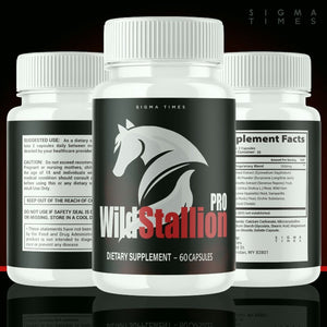 Wild Stallion Pro Performance Supplement for Men, Male Support Pills 60Ct 