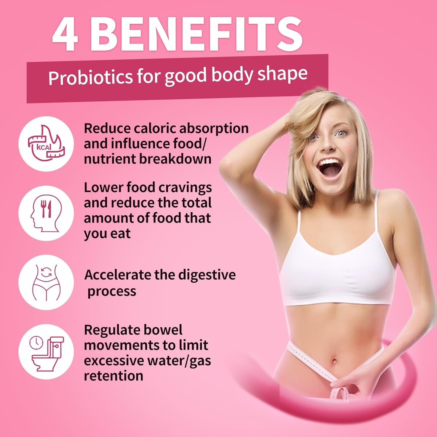 Probiotics for Women Probiotic Powder Supplement - Prebiotics and Probiotics for Digestive Health and Immune Support