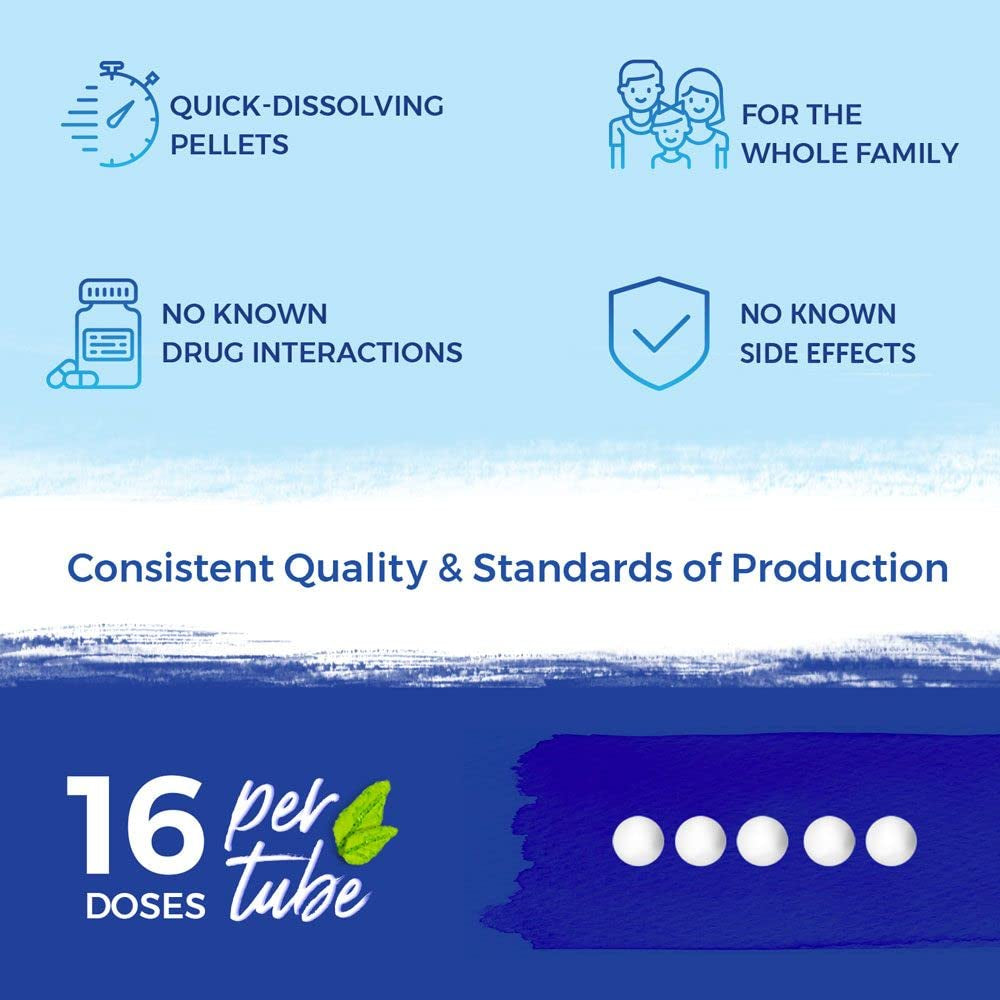 Boiron Strontium Carbonicum 30C for Head Congestion - 80 Pellets (Pack of 2)