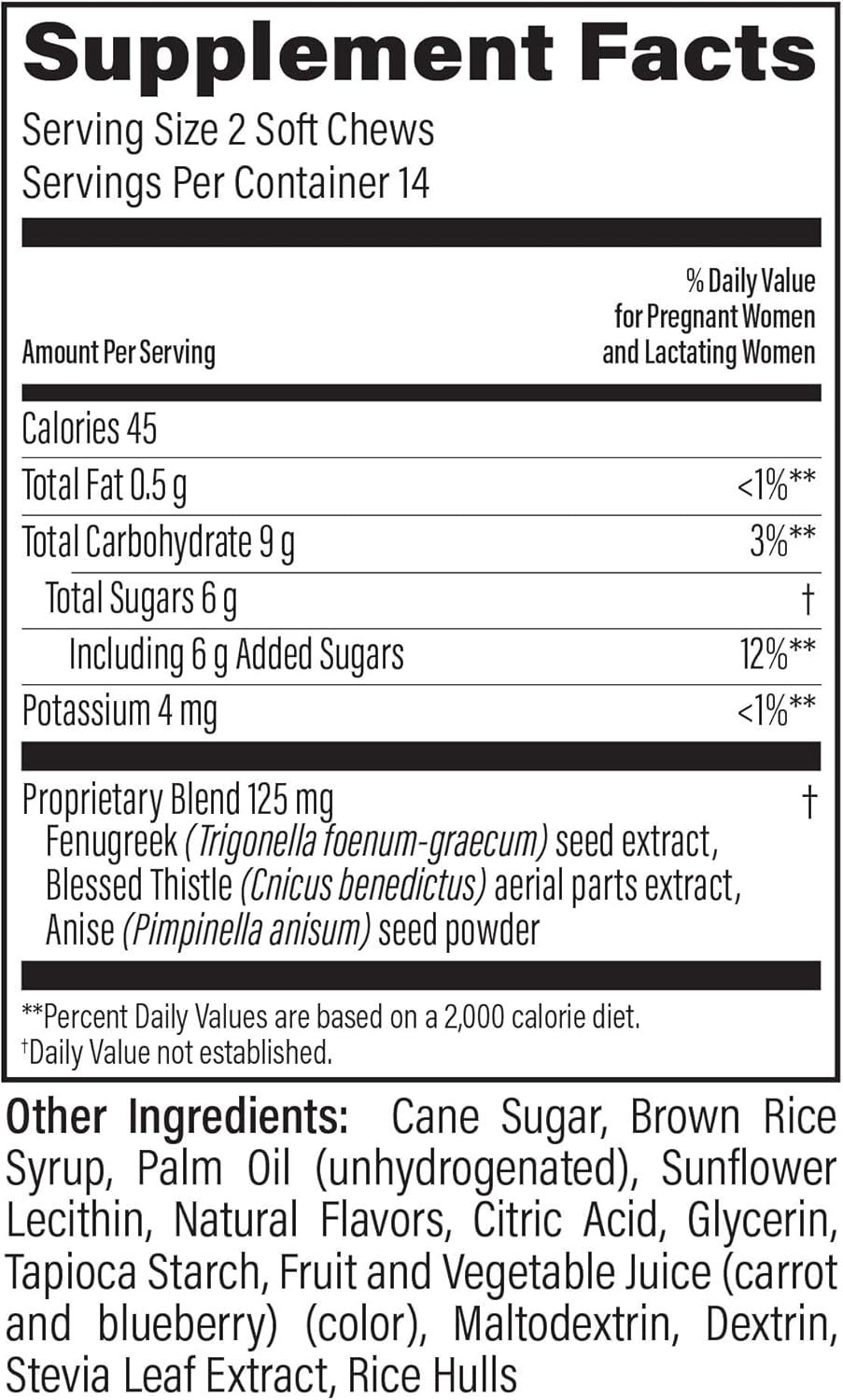 Lactation Supplement for Breastfeeding, Berry Flavor Milkflow Soft Chews, Portable Lactation Snacks for Milk Supply Increase with Fenugreek & Blessed Thistled, Individual Packaging, 28Ct