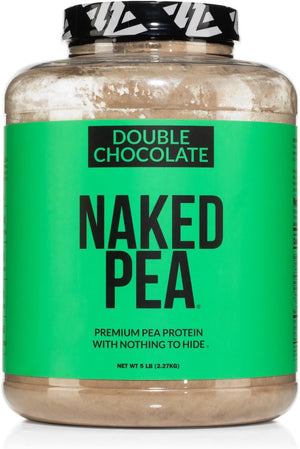 NAKED Pea - 5LB 100% Pea Protein Powder from North American Farms - Unflavored Vegan Pea Protein Isolate - Plant Protein Powder, Easy to Digest - 76 Servings 