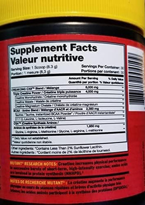 Mutant CREAKONG CX8 | Advanced Creatine Multiplier | Creatine + Amino Acid Supplement - 249 G | 30 Serving