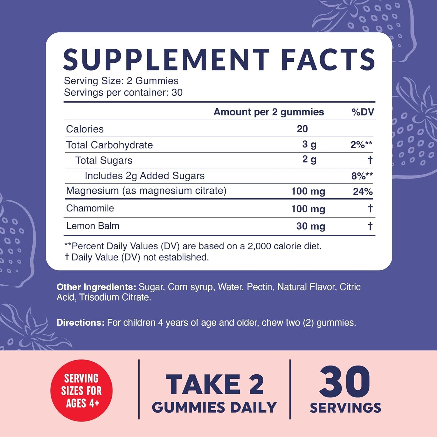 Magnesium Calming Gummies and Melatonin Gummies for Kids | Relaxation, Sleep & Wake-Sleep Cycle Support with Chamomile & Lemon Balm | 60 Gummies Each 