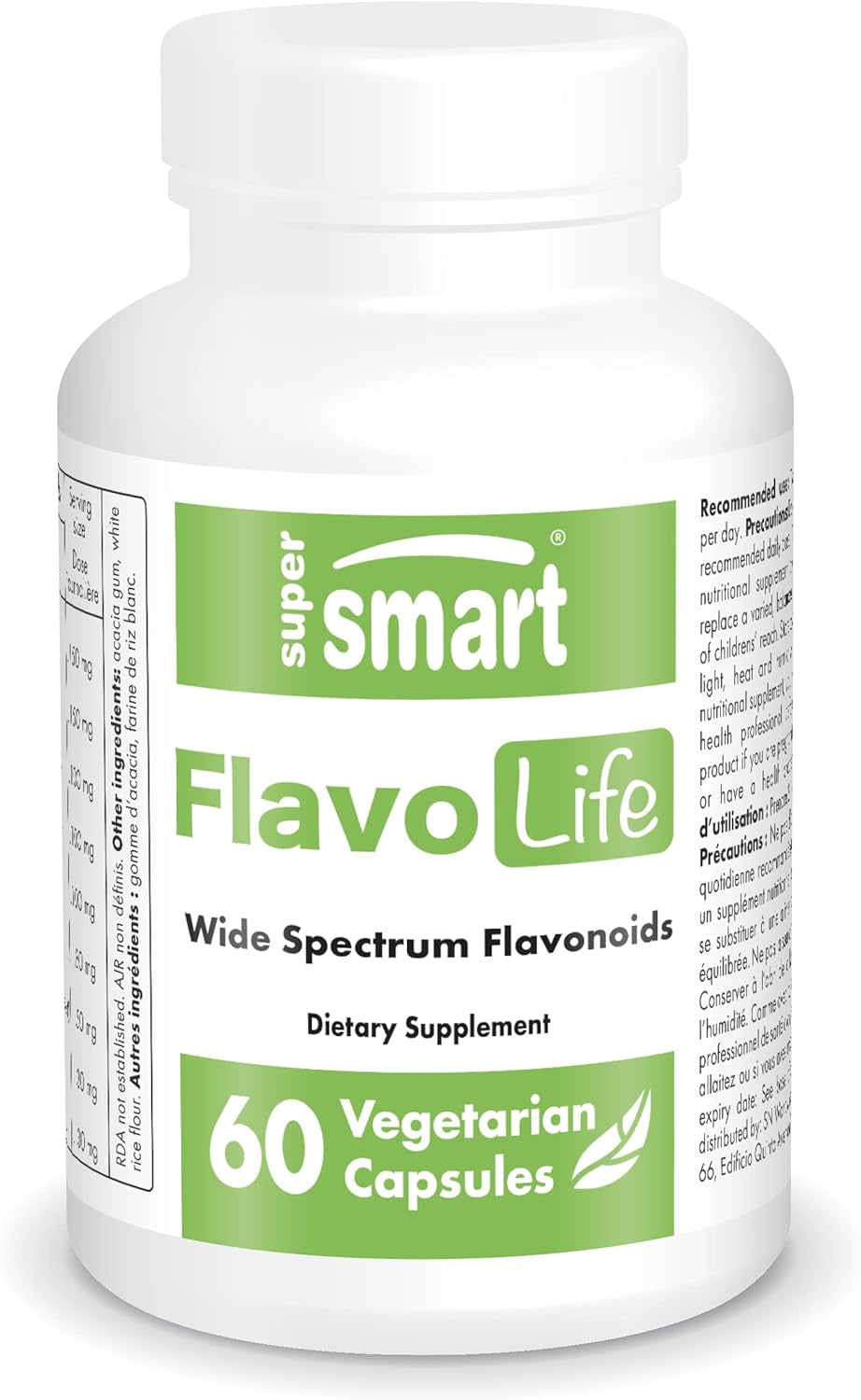 '- Flavolife (Flavonoid Complex Supplement) - with Luteolin, Myricetin, Fisetin, Rutin, Quercetin, EGCG, Apigenin, Hesperidin | Non-Gmo & Gluten Free - 60 Vegetarian Capsules 