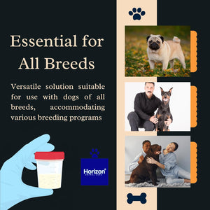 Dog Semen Enhancer for Canine Artificial Insemination - 20ML Ready-To-Use Formula, AI Breeding Essential, Enhance Dogs Fertility & Sperm Viability - All Breeds