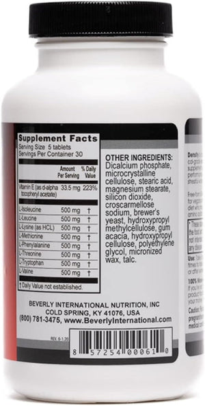 Beverly International Density, 150 Tablets. Essential Amino Acids (Eaas). Boost Your Body'S Eaas and Build Muscle Easier with Density. Complete and Balanced Formula. Unlock Your VEGAN Potential! 